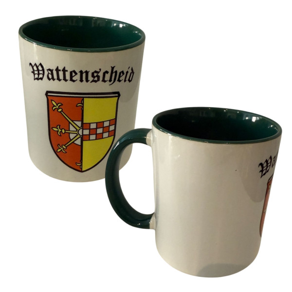 Tasse Stadtwappen Grün