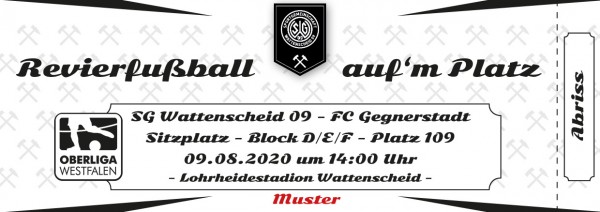 Sitzplatz Tageskarte 2020/2021