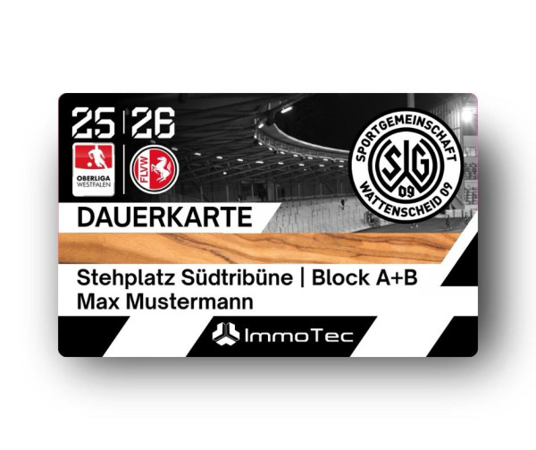Dauerkarte Stehplatz Saison 25/26